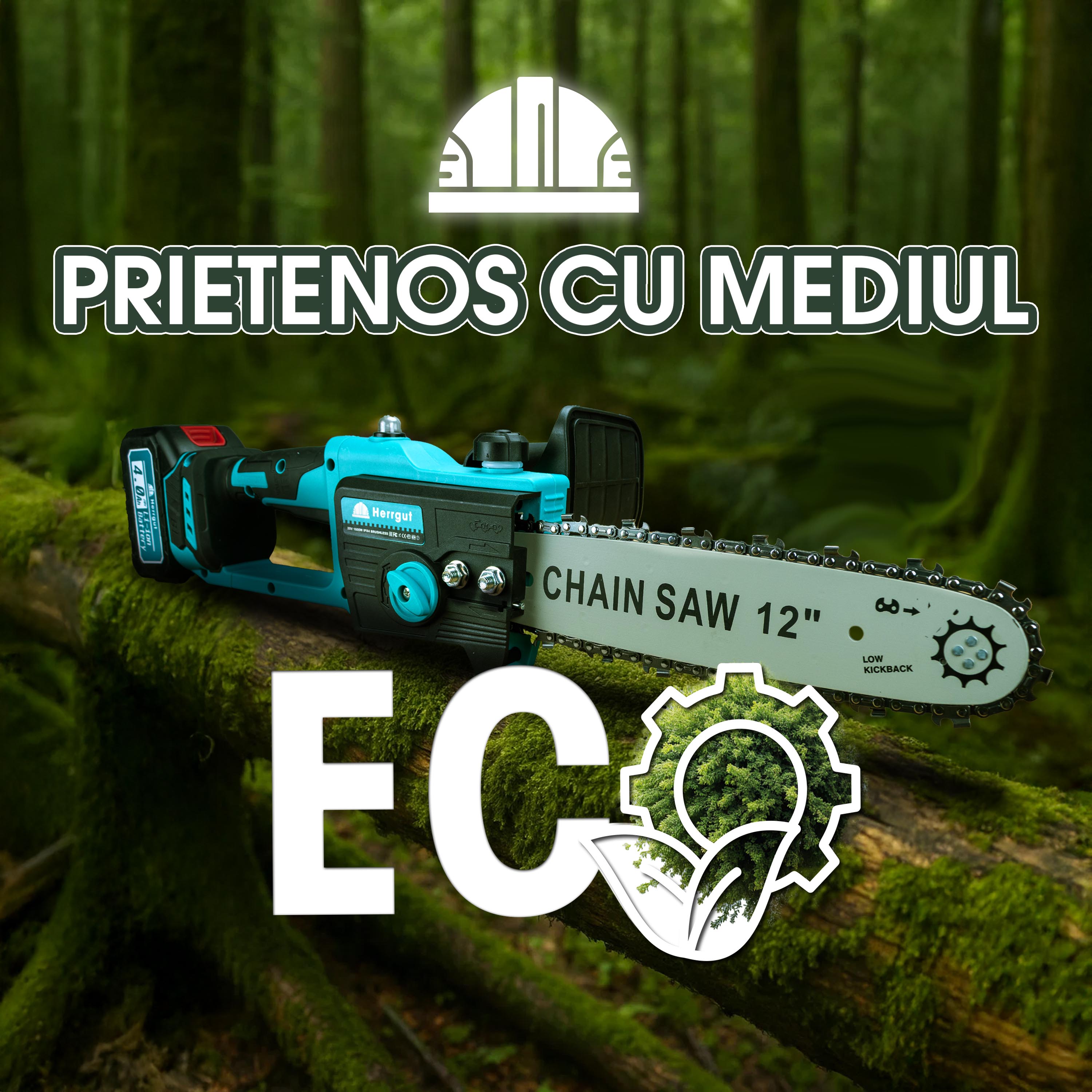 Drujba electrica cu lant de 12 inch