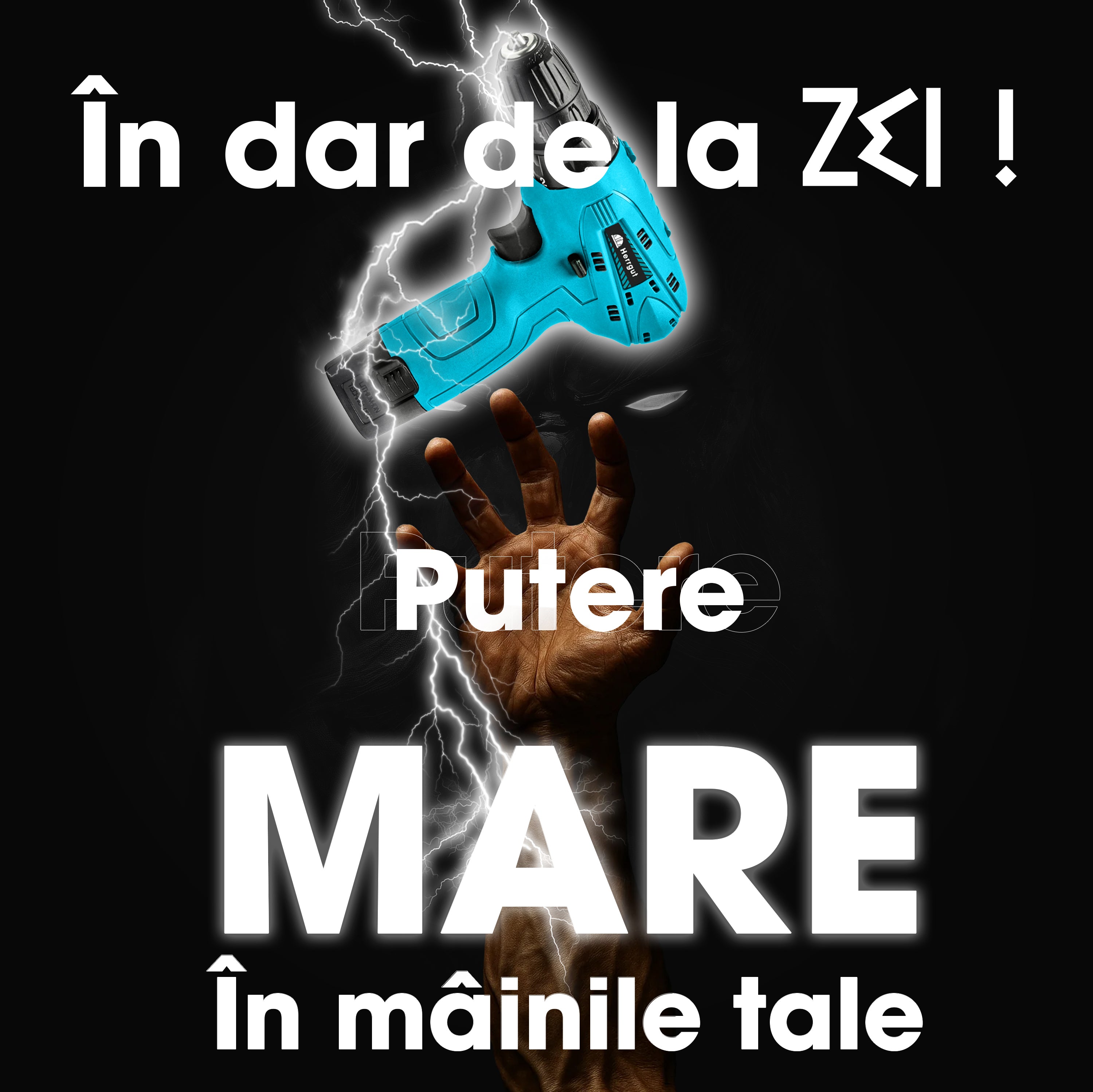 Masina de gaurit si insurubat Herrgut Easy ,1 x baterie 1500 mAh Li-Ion, 24 Nm, treapta 600 RPM, mandrina rapida 10mm, pe acumulator (bormasina)