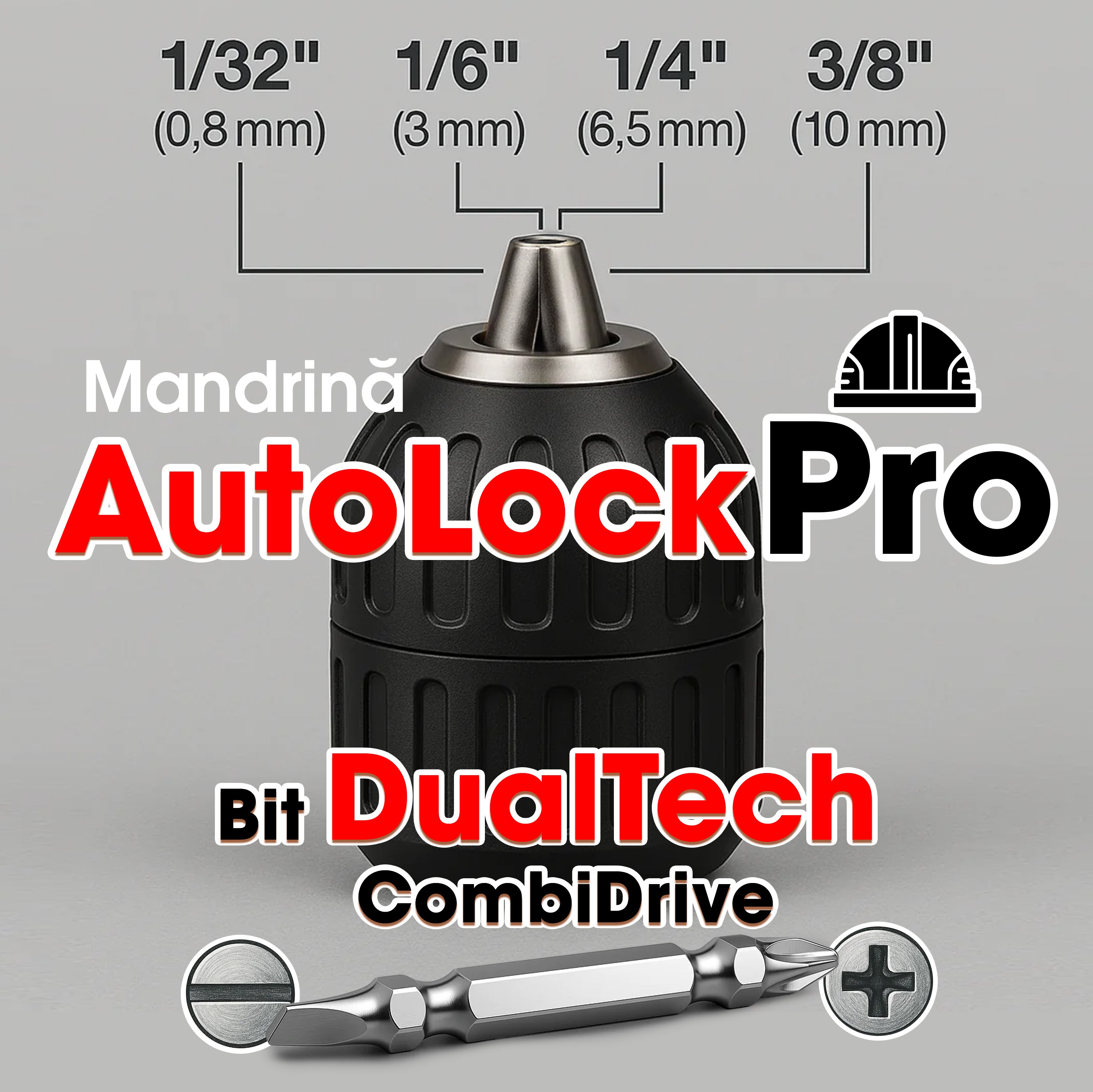 Masina de gaurit si insurubat Herrgut Easy ,1 x baterie 1500 mAh Li-Ion, 24 Nm, treapta 600 RPM, mandrina rapida 10mm, pe acumulator (bormasina)